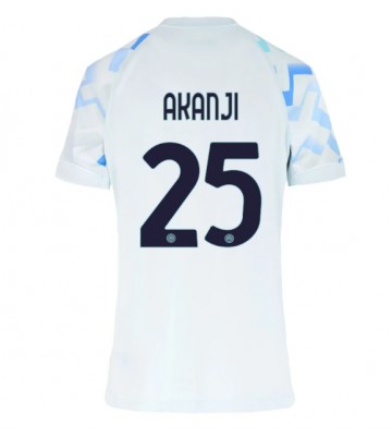 Inter Milan Manuel Akanji #25 Bortatröja Dam 2025-26 Kortärmad